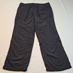 The North Face Women's Black Nylon Cargo Hiking Pants | Size 10 Regular